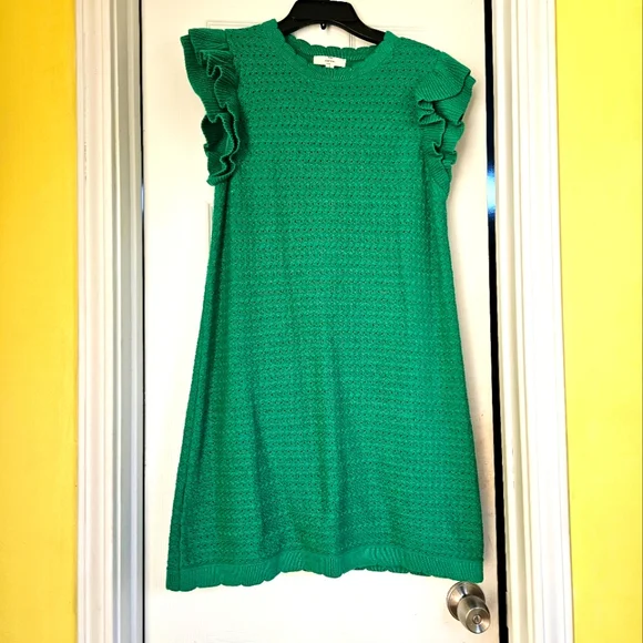Entro Dresses | Entro Green Crochet Dress Nwot | Color: Green | Size: S | Almamdz21's Closet Entro Dresses | Entro Green Crochet Dress Nwot | Color: Green | Size: S | Almamdz21's Closet